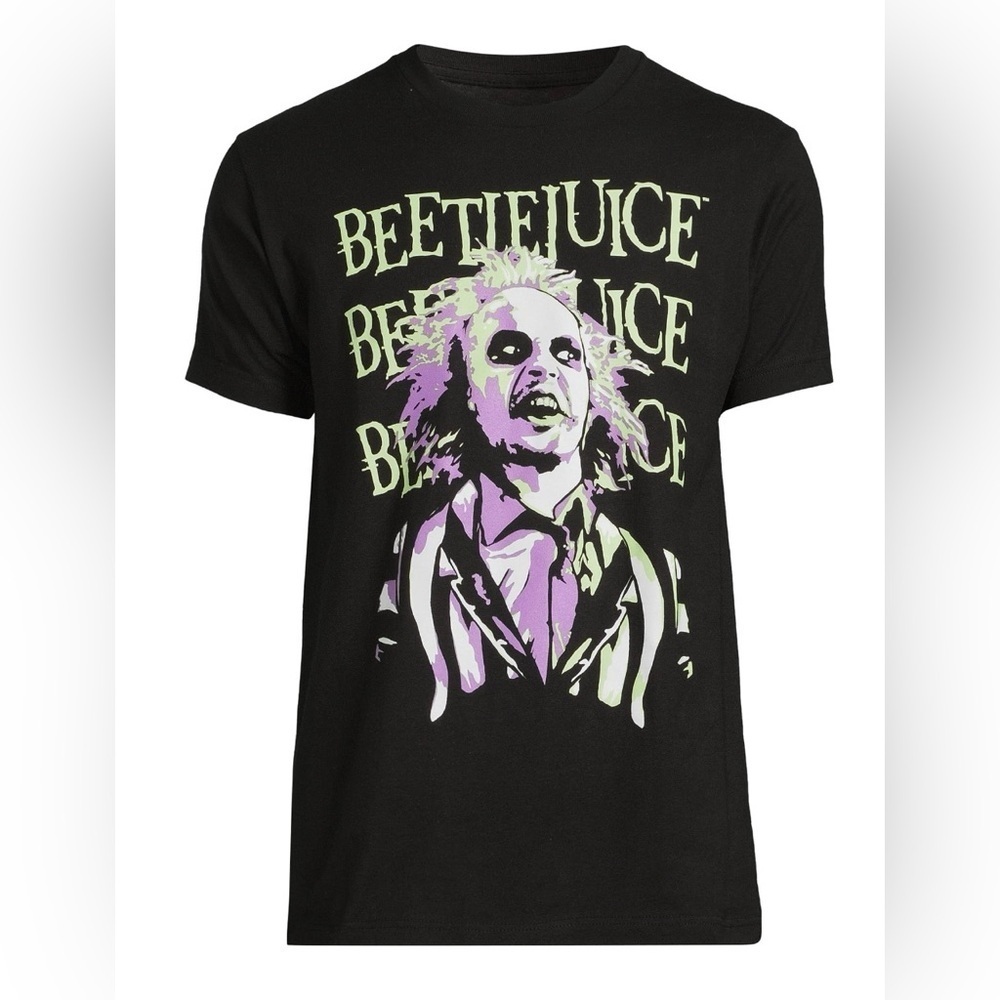 Beetle Juice Men's Graphic Tee with Short Sleeves